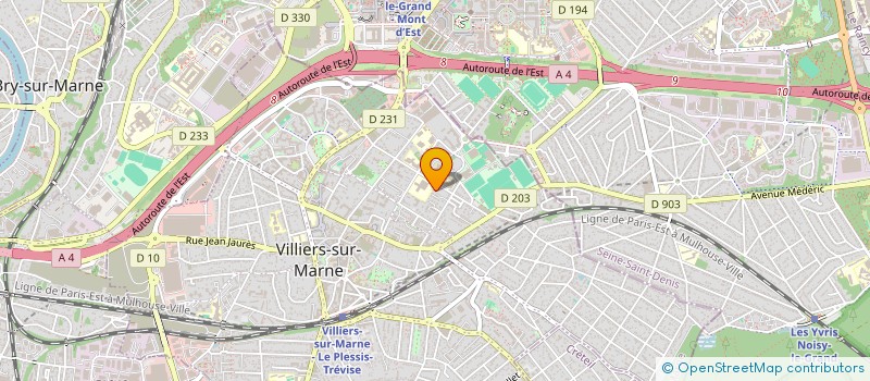 localisation de l'entreprise LMD  VILLIERS-SUR-MARNE