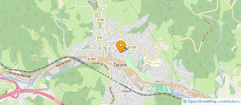 localisation de l'entreprise LMD  TARARE