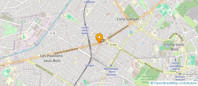 localisation de l'entreprise LMD à LIVRY-GARGAN