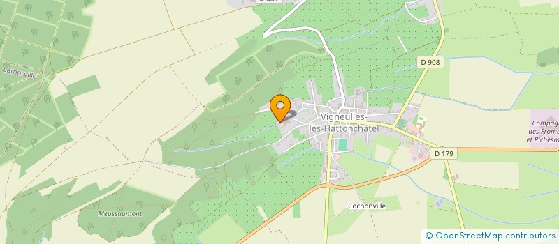 localisation de l'entreprise LMD à VIGNEULLES-LES-HATTONCHATEL