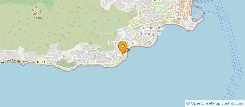 localisation de l'entreprise LMD  AJACCIO