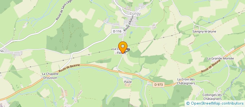 localisation de l'entreprise LMD  CURGY