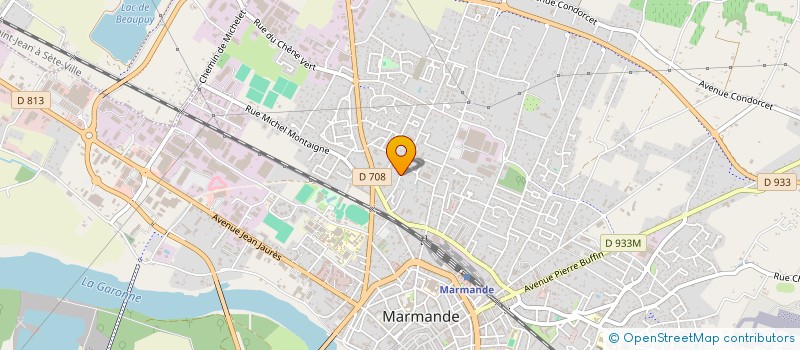 localisation de l'entreprise LMD  MARMANDE