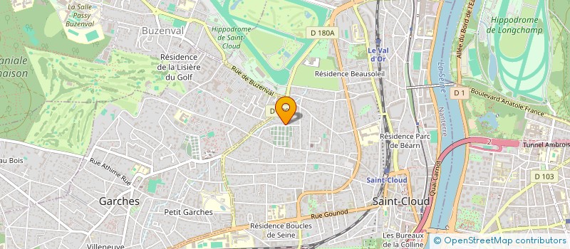localisation de l'entreprise LMD BAT à SAINT-CLOUD