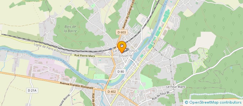 localisation de l'entreprise LMD BIO à LA FERTE-SOUS-JOUARRE