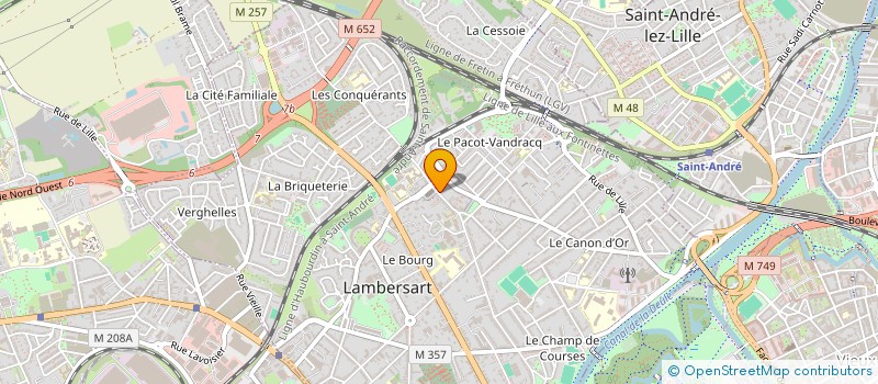 localisation de l'entreprise LMD CAPITAL  LAMBERSART
