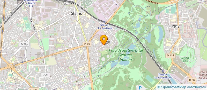 localisation de l'entreprise LMD COLOR à STAINS