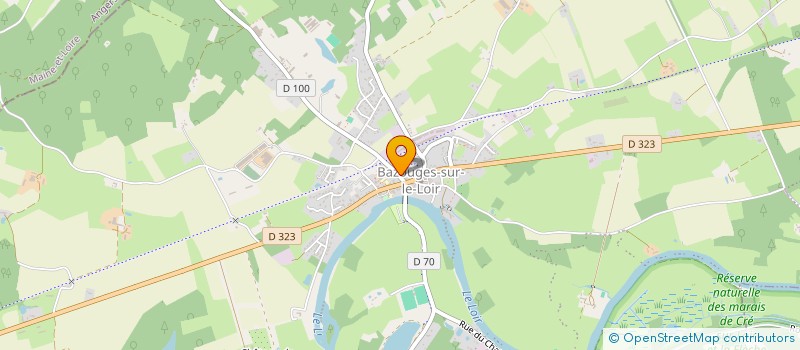 localisation de l'entreprise LMD CREATION  BAZOUGES CRE SUR LOIR