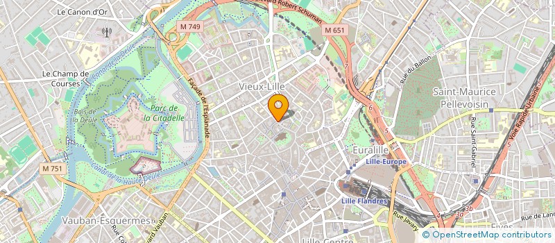 localisation de l'entreprise LMD DISTRIBUTION à LILLE