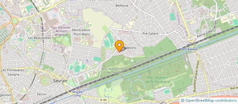 localisation de l'entreprise LMD DRIVER à SEVRAN