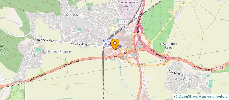 localisation de l'entreprise LMD EXPERTISES  BAILLET-EN-FRANCE