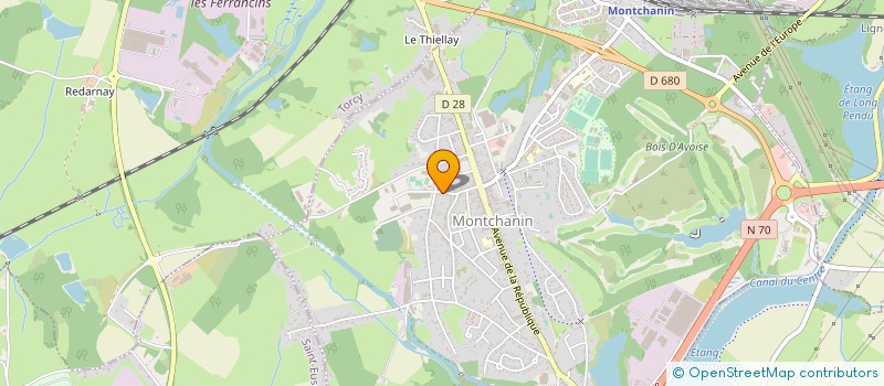 localisation de l'entreprise LMD INNOVATIONS à MONTCHANIN