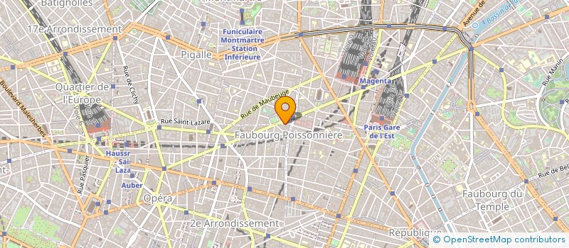 localisation de l'entreprise LMD LABORATOIRE MONTHOLON DENTAIRE  PARIS