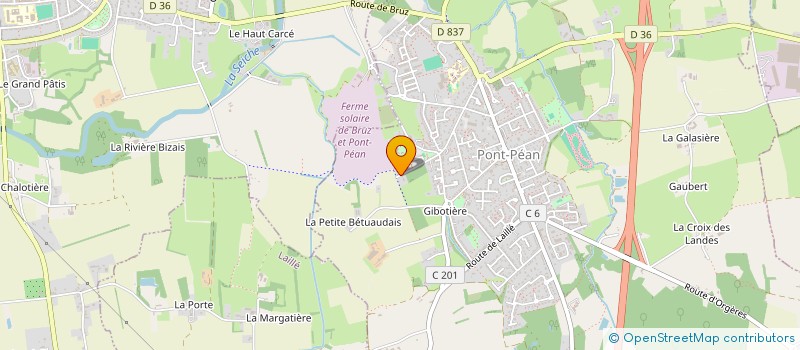 localisation de l'entreprise LMD RENNES  PONT-PEAN