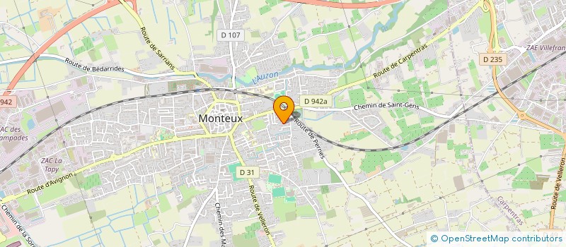 localisation de l'entreprise LMD TRANSPORT  MONTEUX