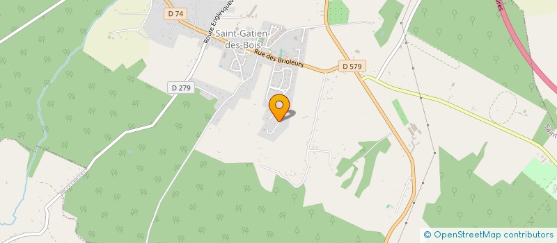 localisation de l'entreprise LMDB à SAINT-GATIEN-DES-BOIS
