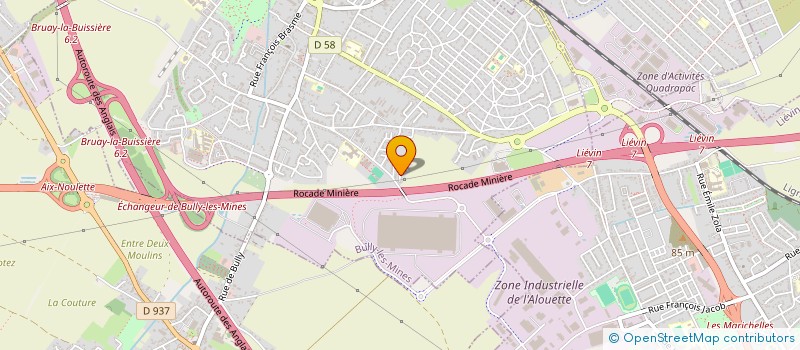 localisation de l'entreprise LMDB  BULLY-LES-MINES