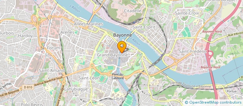 localisation de l'entreprise LMDB - LA MAISON DU BONHEUR à BAYONNE