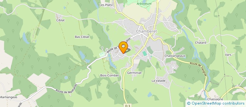 localisation de l'entreprise LMDC  CHAMBERET