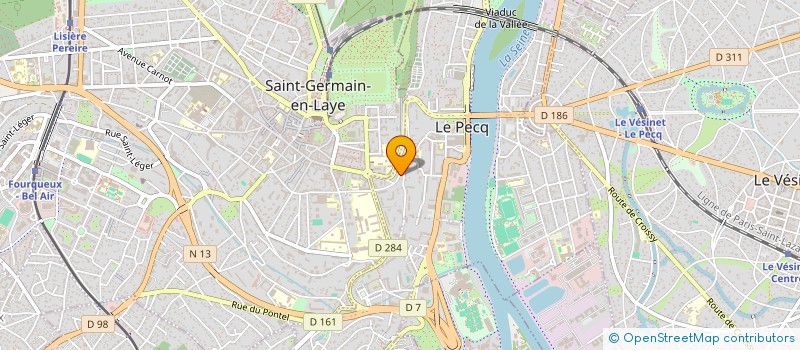 localisation de l'entreprise LMDF  LE PECQ