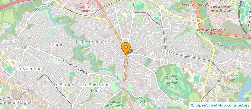localisation de l'entreprise LMDN à ORVAULT