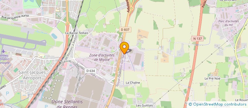 localisation de l'entreprise LMDP  RENNES
