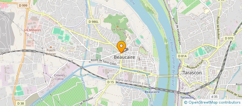 localisation de l'entreprise LMDR  BEAUCAIRE