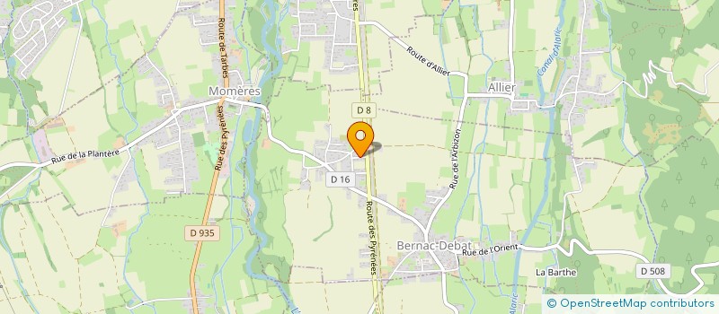 localisation de l'entreprise LMDS  BERNAC-DEBAT