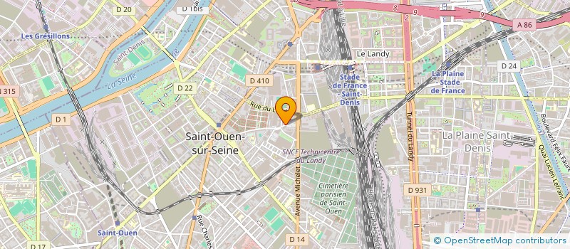 localisation de l'entreprise LMDT à SAINT-OUEN-SUR-SEINE
