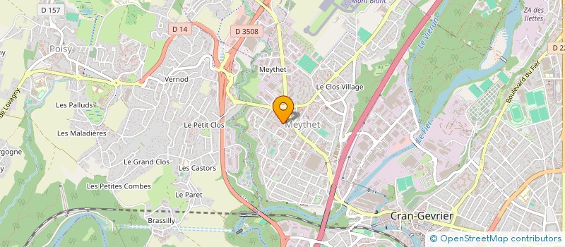 localisation de l'entreprise LMDV  ANNECY