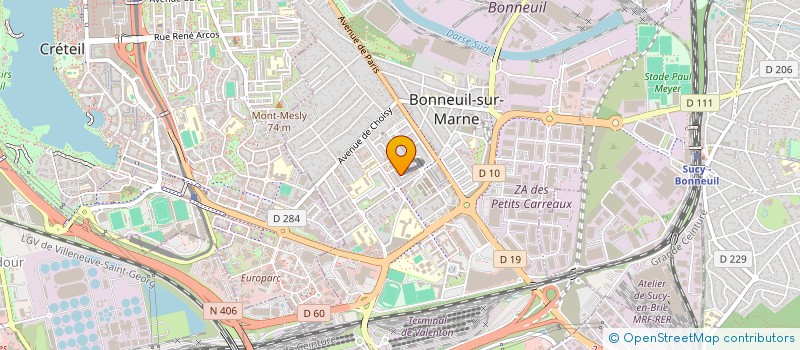 localisation de l'entreprise LME  BONNEUIL-SUR-MARNE