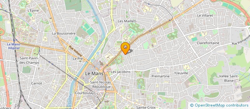 localisation de l'entreprise LME  LE MANS