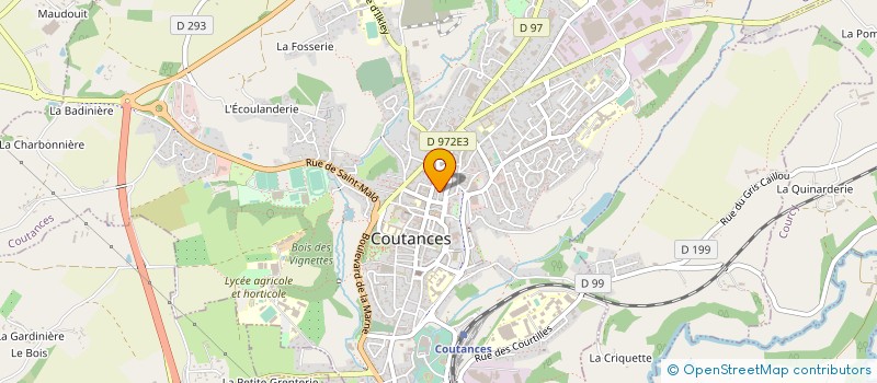 localisation de l'entreprise LME  COUTANCES