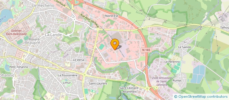 localisation de l'entreprise LME ELECTRICITE à VANNES