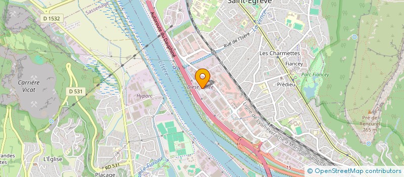 localisation de l'entreprise LME INSTALLATIONS SARL AMICO  SAINT-EGREVE