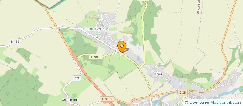 localisation de l'entreprise LMEC - LOGAN CARE PAYSAGISTE  SAINT-GERVAIS