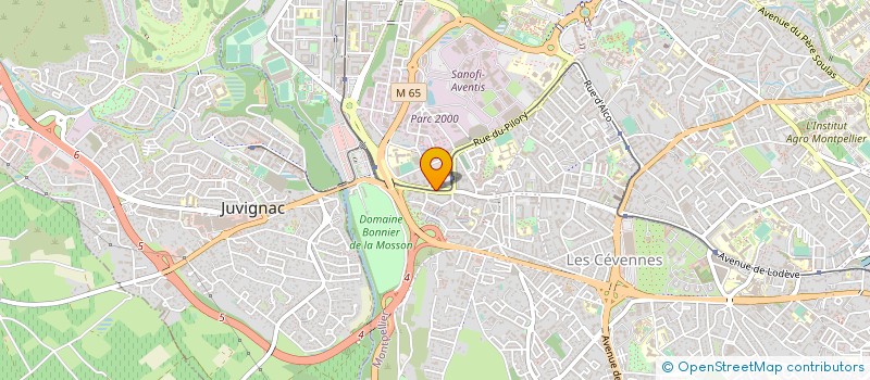 localisation de l'entreprise LMEE à MONTPELLIER