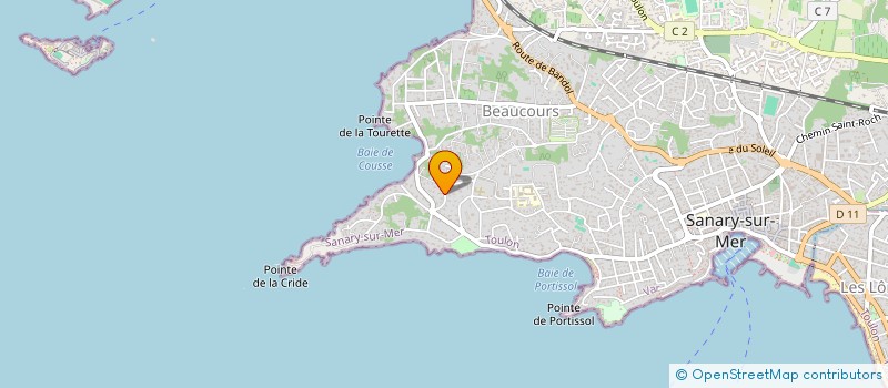 localisation de l'entreprise LMEJ IMMO à SANARY-SUR-MER