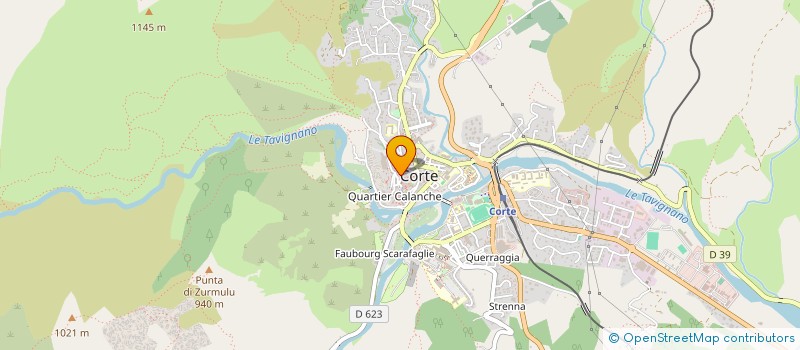 localisation de l'entreprise LMF à CORTE