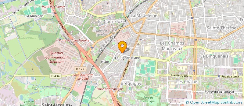 localisation de l'entreprise LMF  SAINT-JACQUES-DE-LA-LANDE