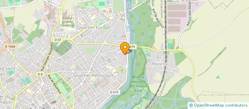 localisation de l'entreprise LMF à SAINT-QUENTIN