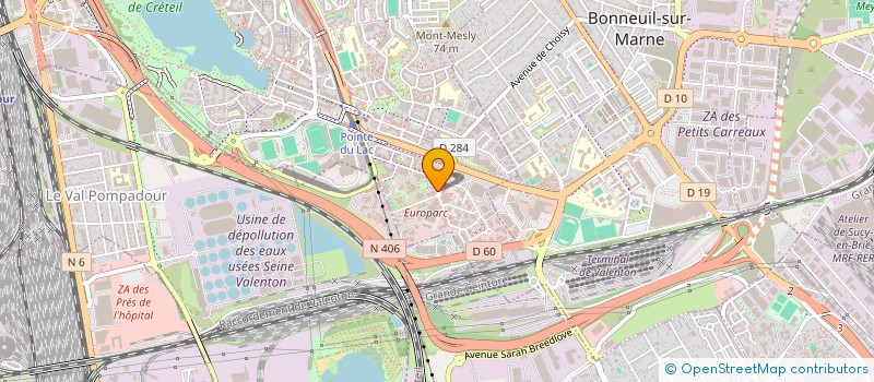 localisation de l'entreprise LMF  CRETEIL