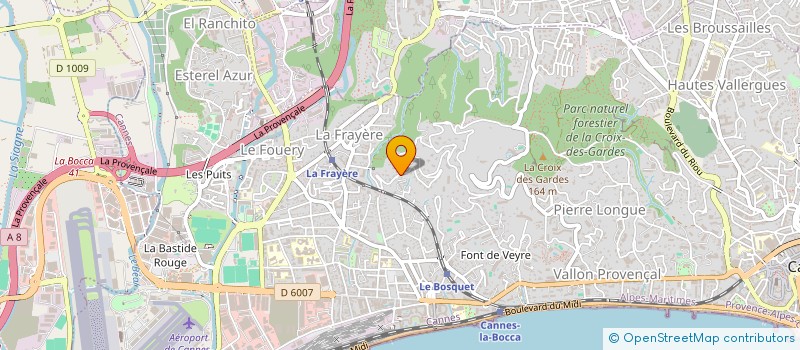 localisation de l'entreprise LMF à CANNES