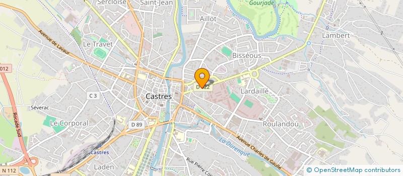 localisation de l'entreprise LMF CASTRES  CASTRES