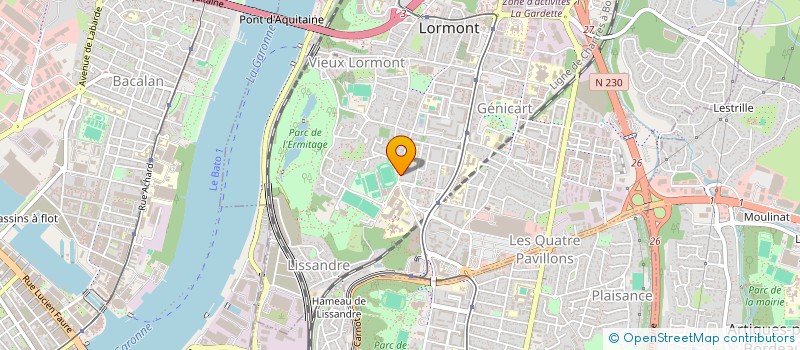 localisation de l'entreprise LMFF  LORMONT