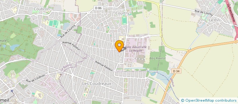 localisation de l'entreprise LMFJ  COURTRY