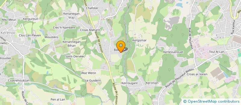 localisation de l'entreprise LMFL ENTREPRISE  TREGASTEL