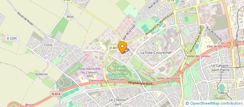 localisation de l'entreprise LMG à CAEN