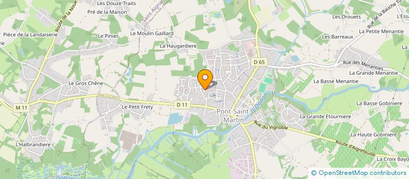 localisation de l'entreprise LMG  PONT-SAINT-MARTIN