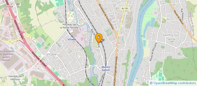 localisation de l'entreprise LMG à CORBEIL-ESSONNES